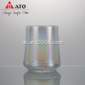 Transparentes Glas Kaffee Tee -Glas -Tasse Kaffeetasse